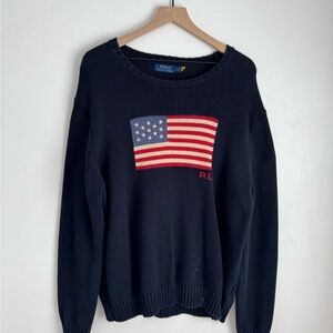 Ralph Lauren Polo Gray Knit Sweater